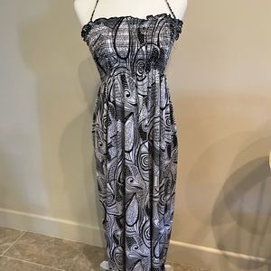 Jordan Taylor halter neck dress. Gorgeous pattern. Perfect for summer parties!